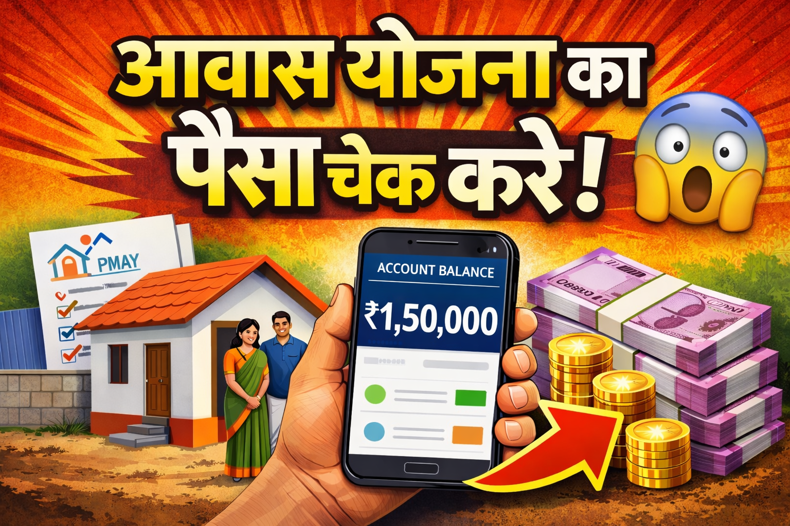 pm awas Yojana ka paisa kaise check Karen